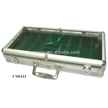 New arrival Foshan 300 aluminum poker chip acrylic case